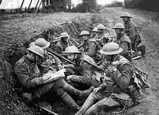 A Group Of Soldiers In A Trench During World War I, Looking Worn And Exhausted. Memoirs Of A Fox Hunting Man: The Memoirs Of George Sherston (The George Sherston Trilogy 1)