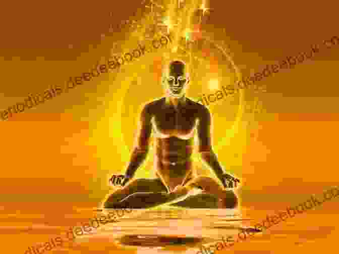 A Person Sitting In A Meditative Pose, Surrounded By A Glowing Aura Of Energy Law Of Attraction: Using Your Inner Powers To Manifest Whatever You Want