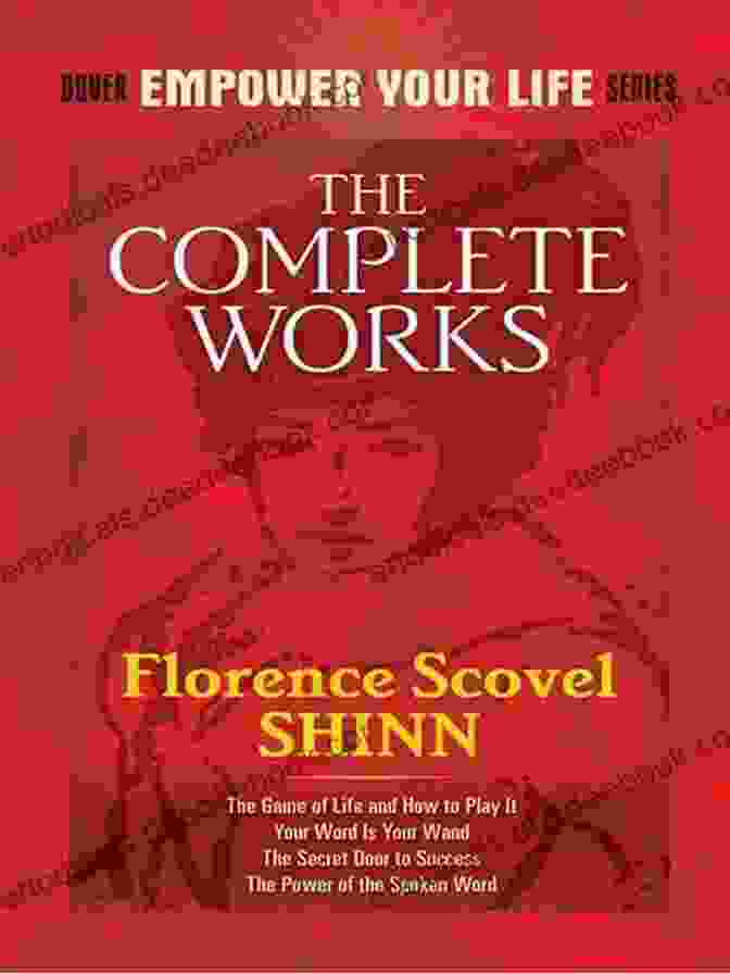 A Vintage Book Titled 'First In Of Four' By Florence Scovel Shinn. The Cover Features A Woman Walking Towards A Door Surrounded By Flowers, Symbolizing Hope And New Beginnings. The Game Of Life And How To Play It: First In A Of Four By Florence Scovel Shinn