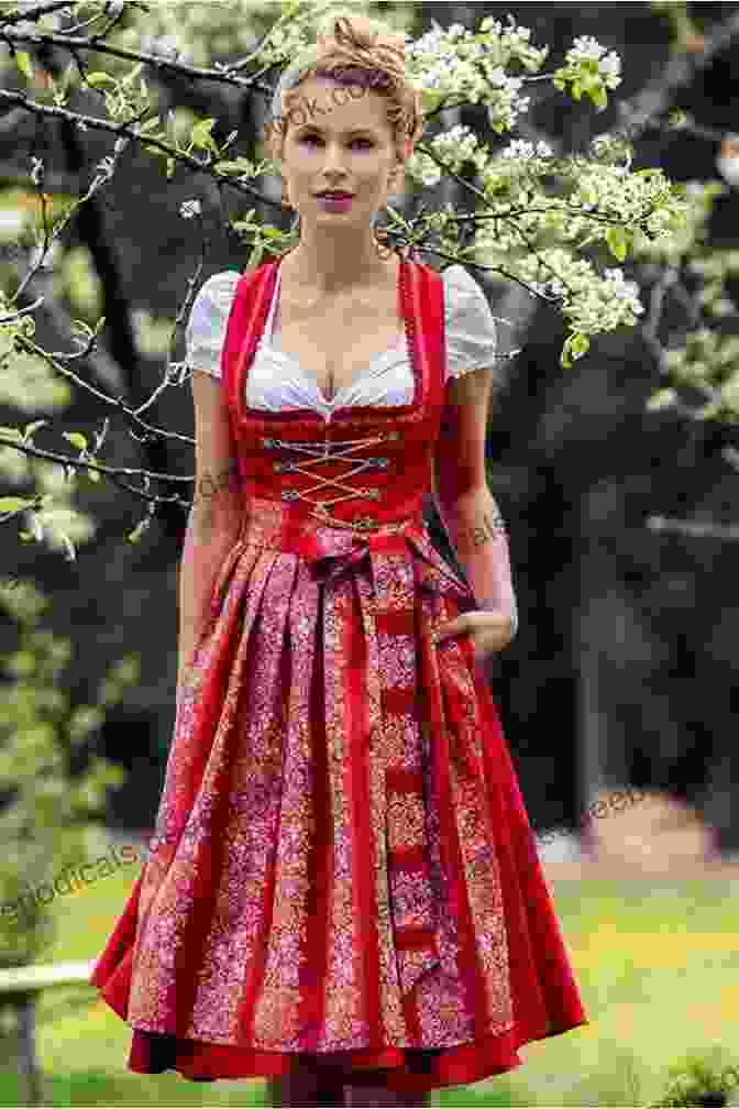 A Woman Wearing A Traditional Austrian Dirndl Dress, Featuring An Intricate Bodice, Full Skirt, And Apron. Austria Vienna A Favourite Dress That I Ve Outgrown (Europeans At Heart 8)