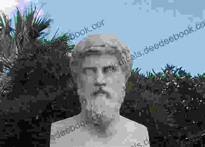 Bust Of Plutarch, A Renowned Greek Biographer, Historian, And Moralist The Novelist Plutarch