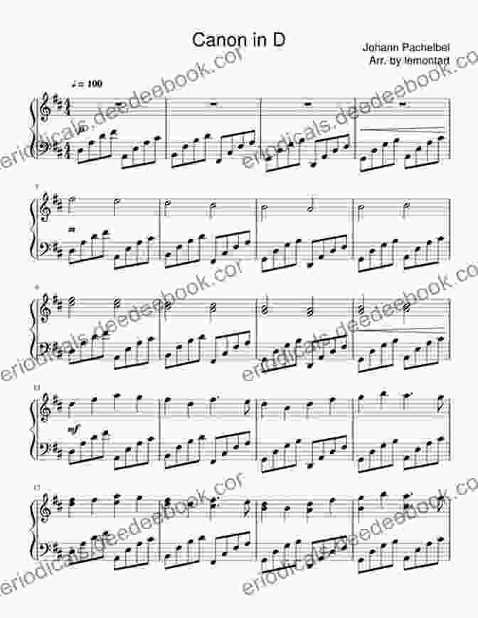 Canon In D Sheet Music More Simple Songs: The Easiest Easy Piano Songs