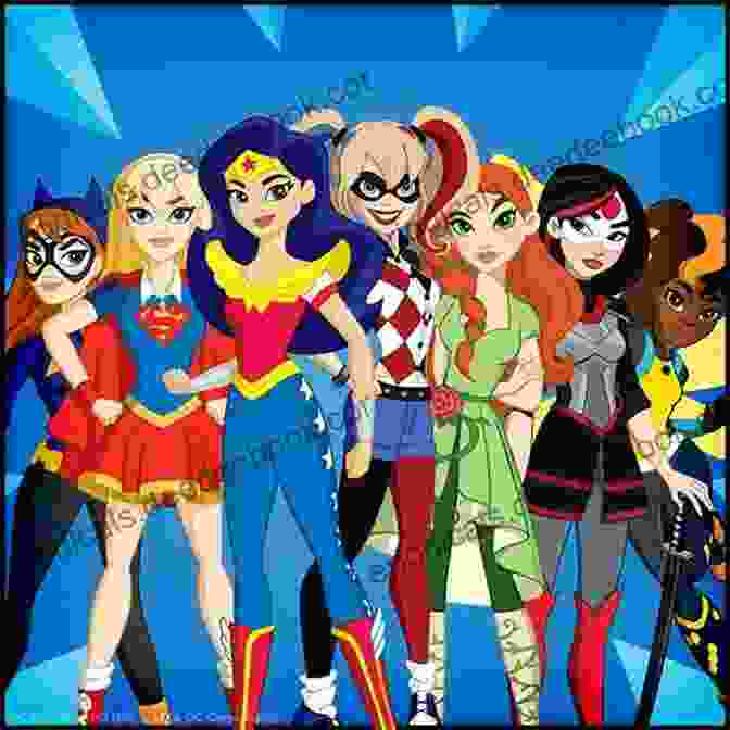 Group Photo Of Super Hero Girls Past Times At Super Hero High (DC Super Hero Girls)