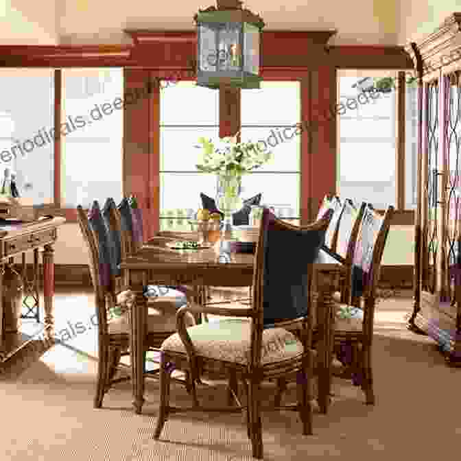 Honeysuckle Hall's Dining Room, A Setting Of Elegance And Culinary Delights. Escape To Honeysuckle Hall: A Laugh Out Loud Rom Com For 2024 From Rebecca Raisin