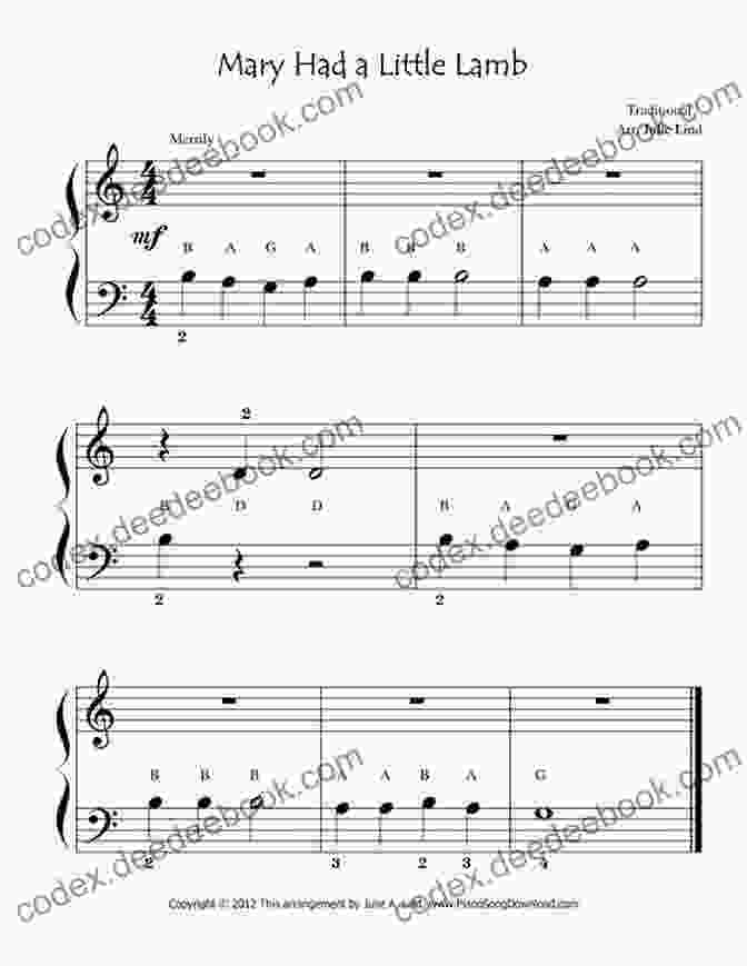 Mary Had A Little Lamb Sheet Music More Simple Songs: The Easiest Easy Piano Songs