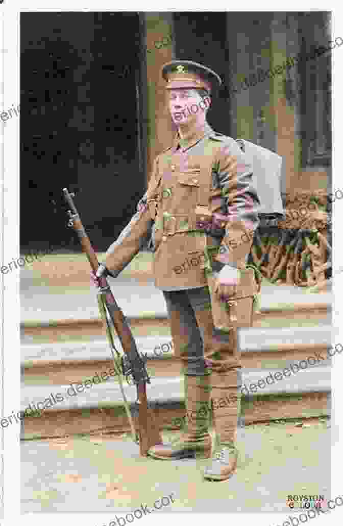 P.G. Wodehouse In British Army Uniform During World War I In The Trenches P G Wodehouse