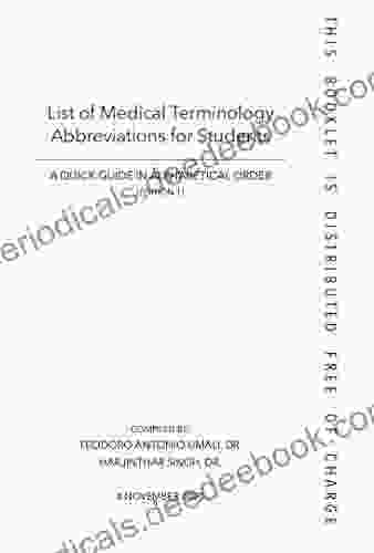 List Of Medical Terminology Abbreviations For Students: A Quick Guide In Alphabetical Order