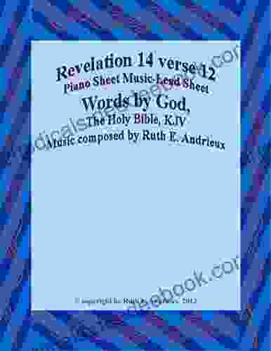 Revelation 14 Verse 12 Piano Sheet Music Lead Sheet: Here Is The Patience Of The Saints